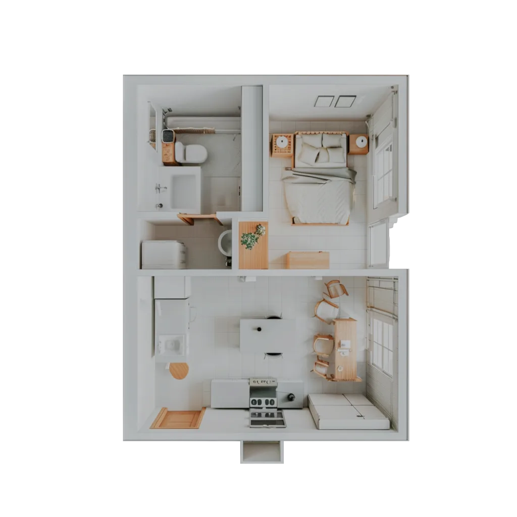4 BHK floor plan preview